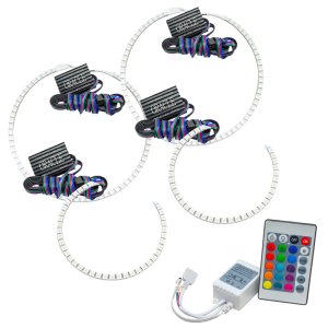 Nissan Altima Headlight Halo Kit - ORACLE Lighting - ColorSHIFT with Simple Controller - ColorSHIFT - `07-`09